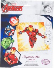 Felicitare goblen cu diamante Craft Buddy - The Iron Man