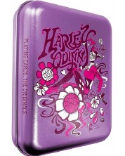 Cărți de joc Cartamundi - Harley Quinn Vintage, cutie metalică -1
