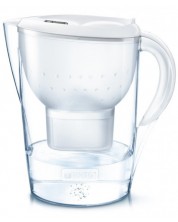 Cană cu filtru de apă BRITA - Marella XL Memo, 3.5 l, albă -1