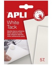Puncte adezive APLI - Albe, 57 gr
