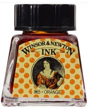 Cerneală de caligrafie Winsor & Newton - Portocaliu, 14 ml