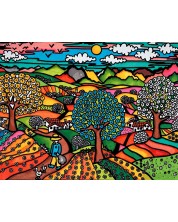 Tablou de colorat ColorVelvet - Primăvară, 47 x 35 cm