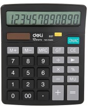 Calculator Deli Easy - E837, 12 dgt, negru -1