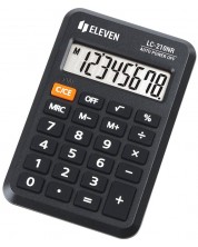 Calculator Eleven - LC-210NR, de buzunar, 8 cifre, negru -1
