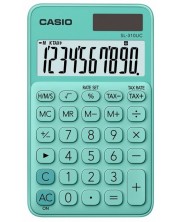 Calculator Casio - SL-310UC de buzunar, 10 dgt, verde