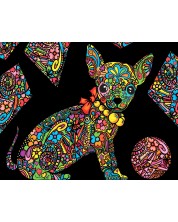 Tablou de colorat ColorVelvet - Chihuahua, 29,7 x 21 cm