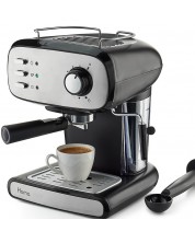 Maşină de cafea Homa - HCM-7520, 20 bar, 1.5 l, neagră/argintie