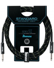 Cablu de chitară Ibanez - SI10 BG, 6.3mm, 3m, negru/verde