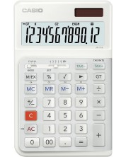 Calculator Casio - JE-12 E, desktop, 12 cifre, alb -1