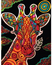 Tablou de colorat ColorVelvet - Girafă, 47 x 35 cm -1