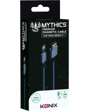 Cablu Konix - Mythics Premium Magnetic Cable 3 m, albastru (Xbox Series X/S) -1