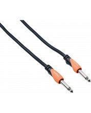Cablu Bespeco - SLJJ030, TS, 0.3 m, portocaliu/negru -1