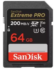 Card de memorie SanDisk - Extreme PRO, 64GB, SDXC, UHS I U3 V30 -1