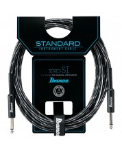 Cablu pentru chitară Ibanez - SI10 CCT, 6.3 mm, 3 m, negru/grena -1