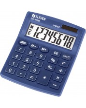 Calculator Eleven - SDC-805NRNVE, 8 cifre, albastru -1