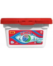 Capsule pentru rufe 3 în 1 Bonux - White Polar Ice Fresh, 12 spalari -1