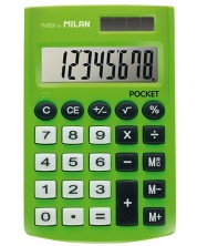 Calculator Milan - Pocket, 8 cifre, verde