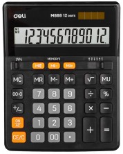 Calculator Deli Core - EM888, 12 dgt, negru -1