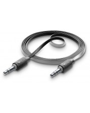 Cablu Cellularline - AUX Audio, 3.5mm/3.5mm, 1m, negru