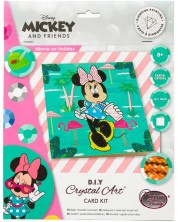 Craft Buddy Diamond Tapestry Card - Minnie Mouse în vacanță