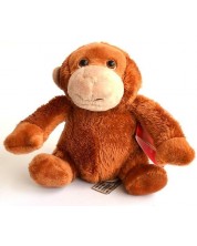 Jucărie de pluș Keel Toys - Maimuță, maro, 12 cm -1