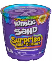 Kinetic Sand Wild Critters - Cu surpriză, albastru -1