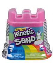 Kinetic Sand Spin Master - Nisip cinetic, Rainbow -1