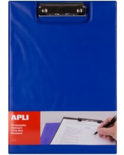 Clipboard cu capac APLI A4 - Albastru -1