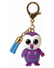 Breloc TY Toys Mini Boos – Bufniță mov Moonlight