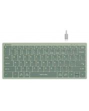 Tastatura A4tech - FStyler FBX51C, wireless, verde Matcha -1