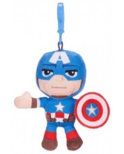 Breloc Whitehouse Leisure Marvel: Avengers - Captain America (pluș), 13 cm -1