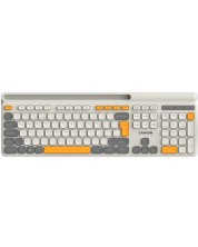 Tastatură  Canyon - CNS-HKBW03BG, wireless, Beige  -1