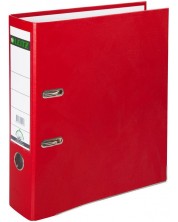 Suport vertical pentru documente Leitz - 8.0 cm, roșu