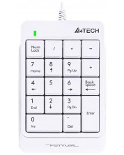 Tastatura A4tech - FK-13P FStyler, alba -1