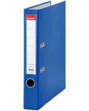 Dosar Esselte Eco - A4, 5 cm, margine metalica, eticheta detasabila, albastru
