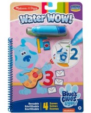 Cartea de colorat cu apă Melissa & Doug - Blue's Clues & You, Counting -1