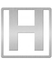 Semn de carte Helvetica - Litera H