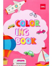 Carte de colorat Deli EN047 - Vehicule