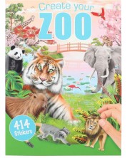 Cartea cu autocolante Depesche - Fă-ți propria grădină zoologică -1