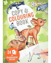Carte de colorat de copi și colorat Depesche TopModel - Animale salbatice -1