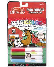 Carte de colorat Melissa & Doug - Animale din ferma