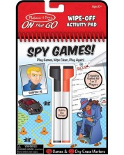 Brosura cu markere care se sterg Melissa and Doug - Jocuri de spionaj -1