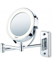 Oglinda cosmetica de perete cu LED Beurer - BS 59, 11 cm, alb -1