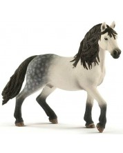 Figurina Schleich Horse Club - Armasar andaluzian patat -1