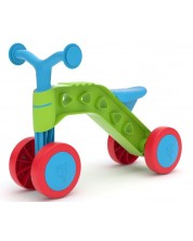 Tricicleta fara pedale de calarit - Itsi Bitsi, albastru-verde	 -1