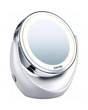 Oglinda cosmetica LED Beurer - BS 49, 5x Zoom, 11 cm, alb -1