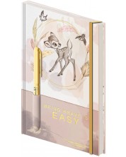 Set notebook și stilou Piramida Disney: Bambi - Being Brave, format A5