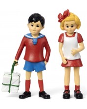 Set figurine Pippi - Pippi - Tommy si Annika din Pippi Longstocking