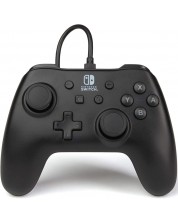 Controller cu fir PowerA - Wired Controller, pentru Nintendo Switch, Black Matte -1