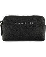 Husa pentru chei din piele Bugatti Bella - negru -1